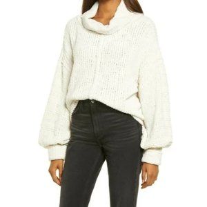 Free People Be Yours Cowl Neck Sweater